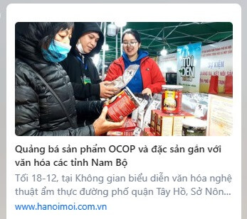 Báo hanoimoi đưa tin về sản phẩm thương hiệu tỏi đen Kochi và hà thủ ô đỏ chế Kochi