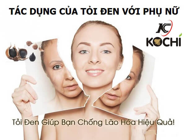 tác dụng của tỏi đen với phụ nữ