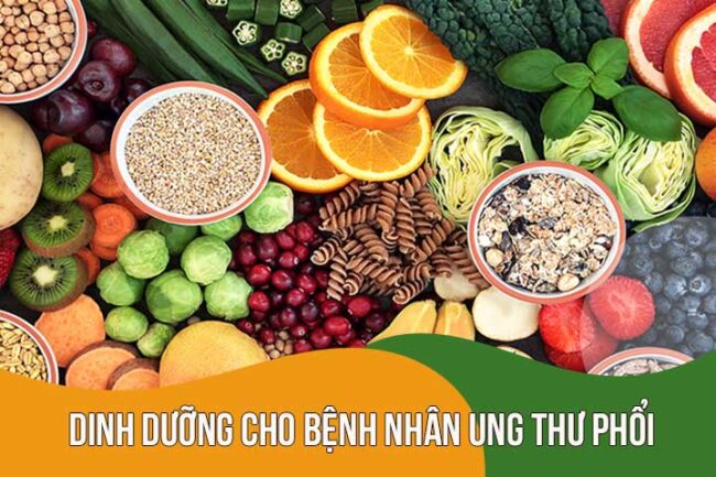 Dinh dưỡng cho bệnh nhân ung thư phổi